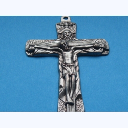 Krzyż z Duchem Świętym metalowy 9 cm Nr.4